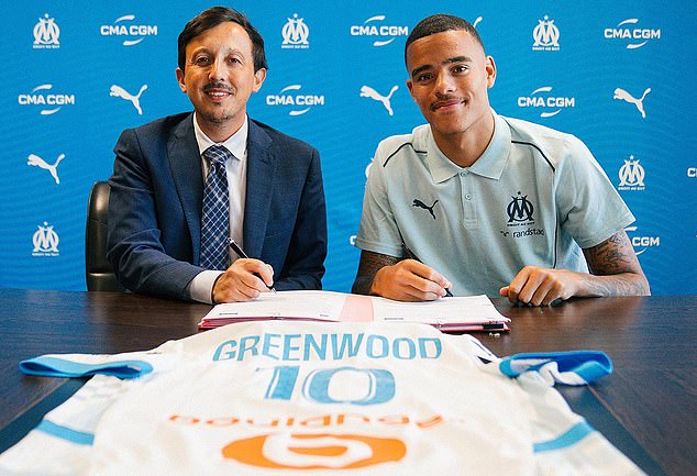 Mason Greenwood joins Marseille from Man United for 30m as