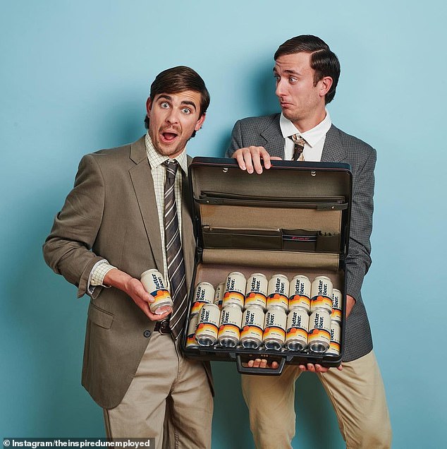 Better Beer is 46 percent owned by comedians Matt Ford (pictured left) and Jack Steele (pictured right) of The Inspired Unemployed