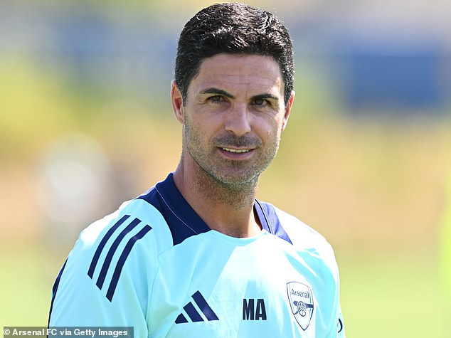 Mikel Arteta has set his team a target of 114 points - an impeccable record - to beat Man City