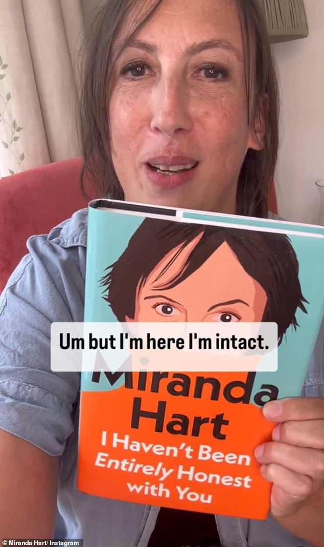 Miranda Hart has revealed she faced 'difficult challenges' during an 'unexpected decade of her life' as she details how she got through the 'darkness' in her candid new memoir