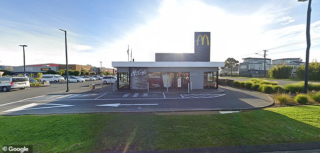 Mitesh Kumar, 45, appeared in court on Wednesday charged with the attempted murder of his ex-wife at a McDonald's in Wesley (pictured) in south-west Auckland on January 11