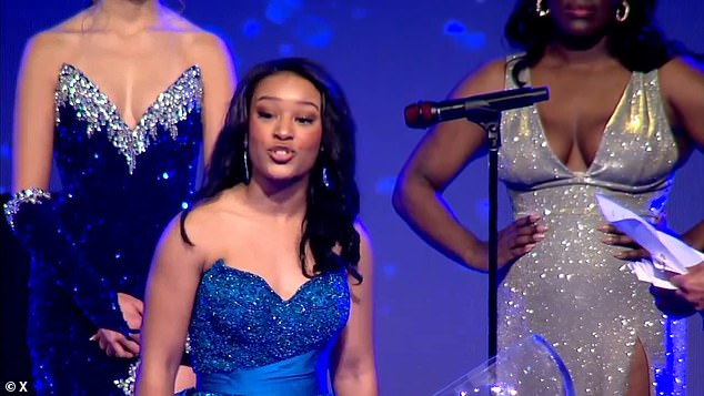 Alexis Smith electrified the crowd when she called out the abuser sitting between them during her acceptance speech after being crowned Miss Kansas 2024