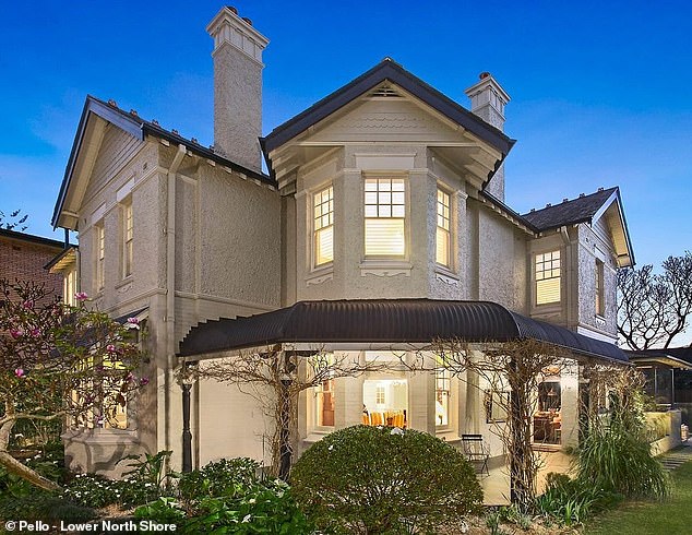 This five-bedroom house at 92 Raglan Street in Mosman, on the city's Lower North Shore, has stood since 1906 but will now be demolished to make way for a residential block