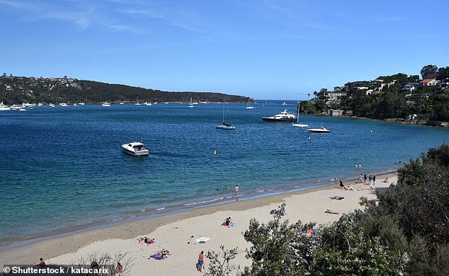 The name of the beach (pictured) was associated with nearby market gardens run by people from the Chinese community in the 19th century