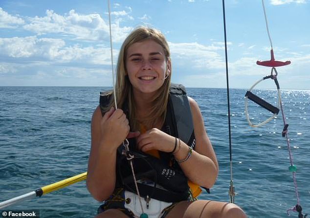 Never far from the water, Elly spent six weeks diving off the coast of Mozambique