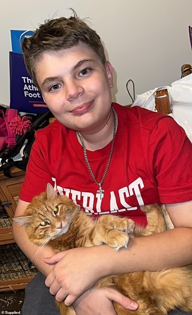 Treva Ashton, 15, from Mt Druitt in Sydney's west, first went to the doctor with his mother on June 24 after feeling unwell for about three days