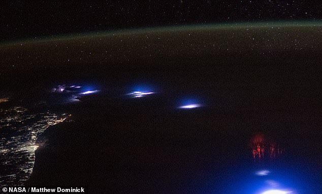 A stunning photo taken this spring by NASA SpaceX Crew-8 mission commander Matthew Dominick captured the quick flash of a weather phenomenon known as a 