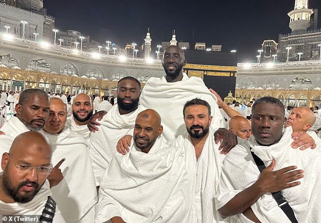 NBA Finals MVP Jaylen Brown made a pilgrimage to Mecca on Monday to perform the Umrah