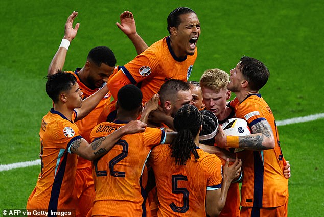 The Netherlands prepare to face Gareth Southgate's England after beating Turkey in the quarter-finals