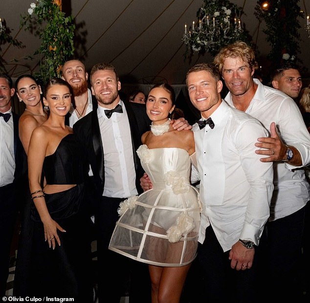 Greg Olsen said Olivia Culpo 'killed' him when she posted a photo of him at her wedding