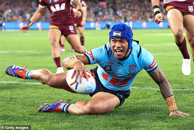 The Blues winger has been in fine form so far in the State of Origin series, despite eating and drinking habits that would make a dietician dizzy.