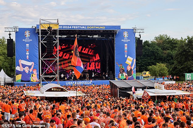 Violent scenes broke out after England's Euro 2024 semi-final victory over the Netherlands on Wednesday night