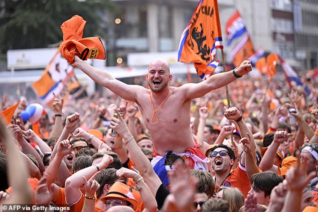 Netherlands fans buy 25 TIMES more tickets than English supporters