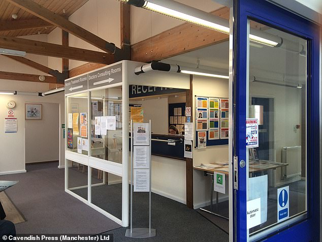 Newly qualified GP Dr Mahjabeen Asim, 45, has been suspended after she was caught 'speeding up' videos of her patient appointments - because they were taking too long. Pictured: The Victoria Road clinic in Worthing where she worked