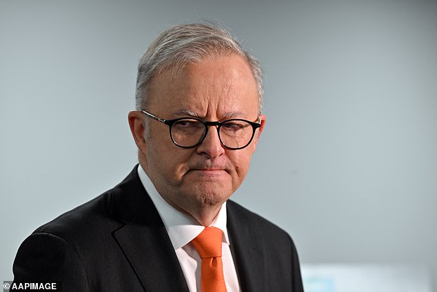 Worrying news for Anthony Albanese (pictured): the LNP has overtaken Labor in NSW for the first time, where their vote rose by two points to 40 per cent.