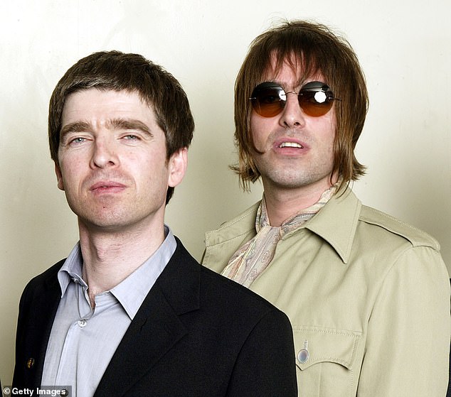 The singer, 51 (right) revealed he has been studying his old music videos during his recovery, amid rumours of an Oasis reunion with his brother Noel, 57 (left) - pictured in 2003