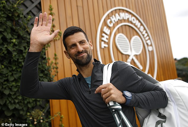 Novak Djokovic has proven his fitness in time to appear on Centre Court today