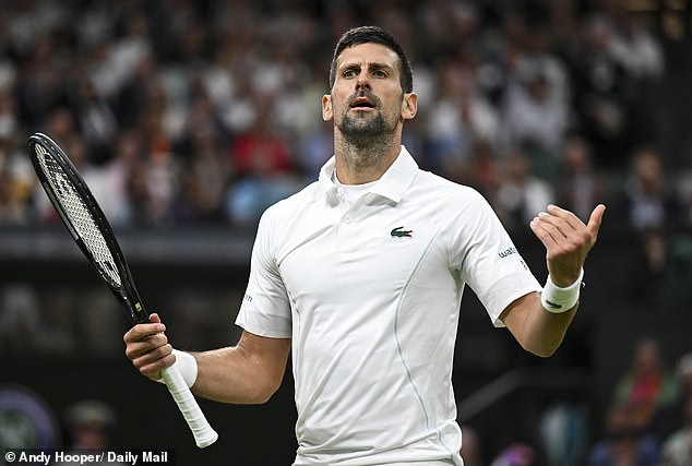 Novak Djokovic has qualified for the Wimbledon semi-finals without hitting a ball