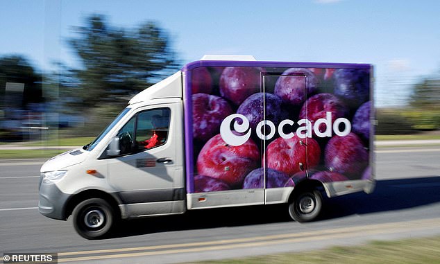 Investors in Ocado received a boost on Wednesday after the company reported smaller losses