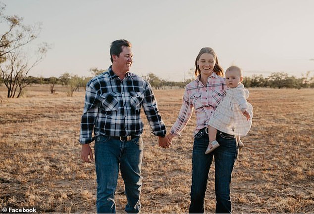 Olivia Harlow, 25, died just eight days after losing her unborn baby. She is pictured with her long-term partner Ryan Stephenson and their daughter Evaliah