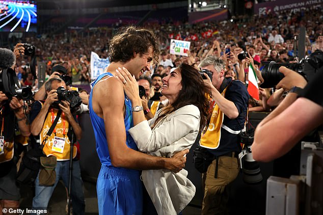 Gianmarco Tamberi has apologised to his wife after losing his wedding ring in the River Seine during the opening ceremony of the Paris Olympics