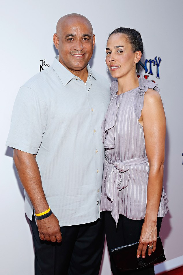 The family of Rachel Minaya, the wife of former New York Mets general manager Omar Minaya (pictured together), revealed that her death over the weekend 