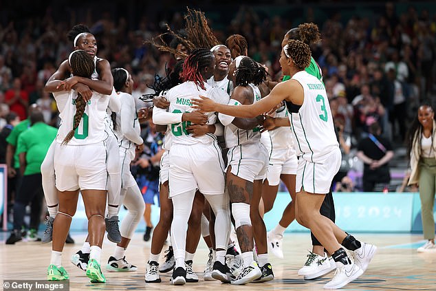 Australia were surprised by Nigeria in the women's basketball in Paris