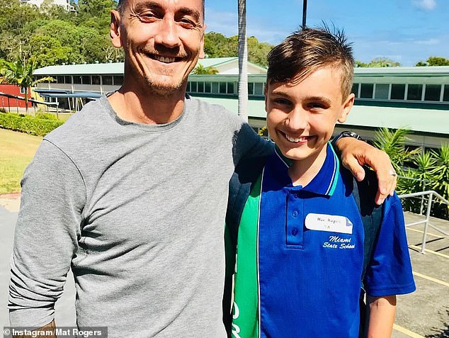 Former NRL and Wallabies star Mat Rogers is furious over the theft of one of his son Max's most important assets