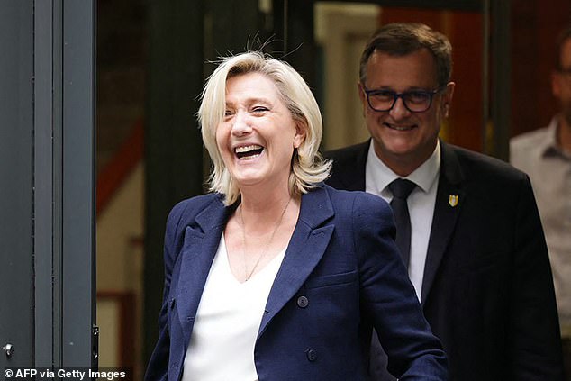 Marine Le Pen's far-right RN party steamed to victory with 33 percent of the vote in the first round
