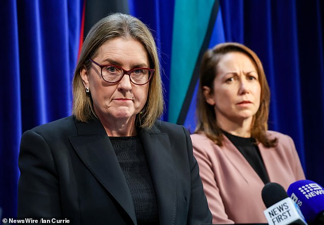 Victoria's Premier Jacinta Allan (pictured left) should resign given the developments within the CFMEU happening right under her nose