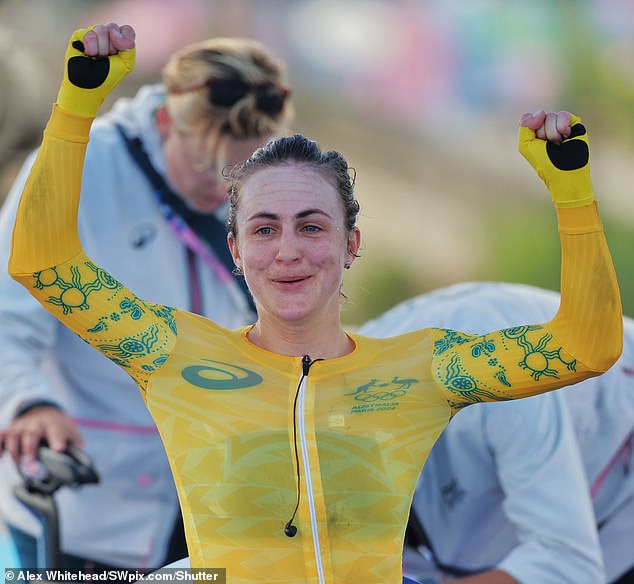 Grace Brown won gold for Australia on the first day of the Paris Olympics