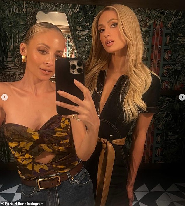 Paris Hilton shared an album of stunning snaps with her best friend and co-star Nicole Richie on Thursday after announcing she had started filming The Simple Life 20th Anniversary