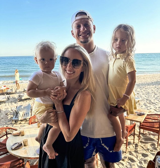Patrick and Brittany Mahomes enjoyed some family time together in Spain