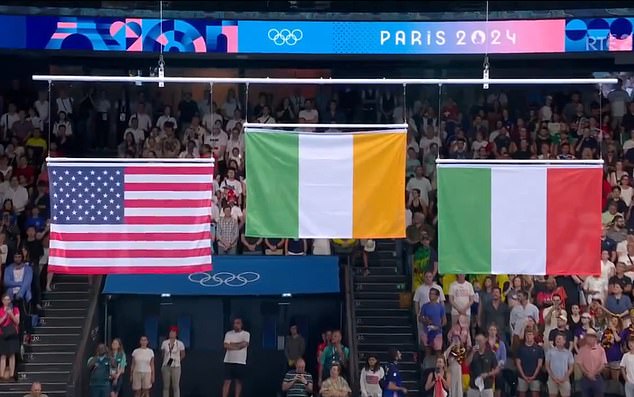 These three flags sparked a series of tweets about Catholics in the northeastern United States