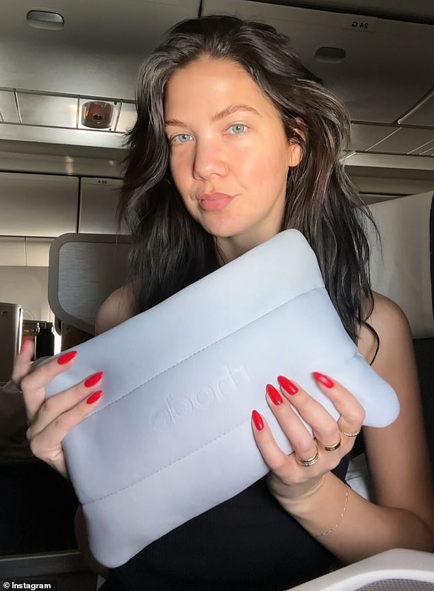 Perth fashion influencer Jacquie Alexander has spoken candidly about the nightmare flight that left her in tears and gasping for breath. pictured
