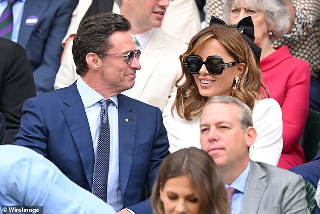 The outing comes after fans of her ex-husband Hugh Jackman begged the Wolverine star to get together with his former co-star Kate Beckinsale