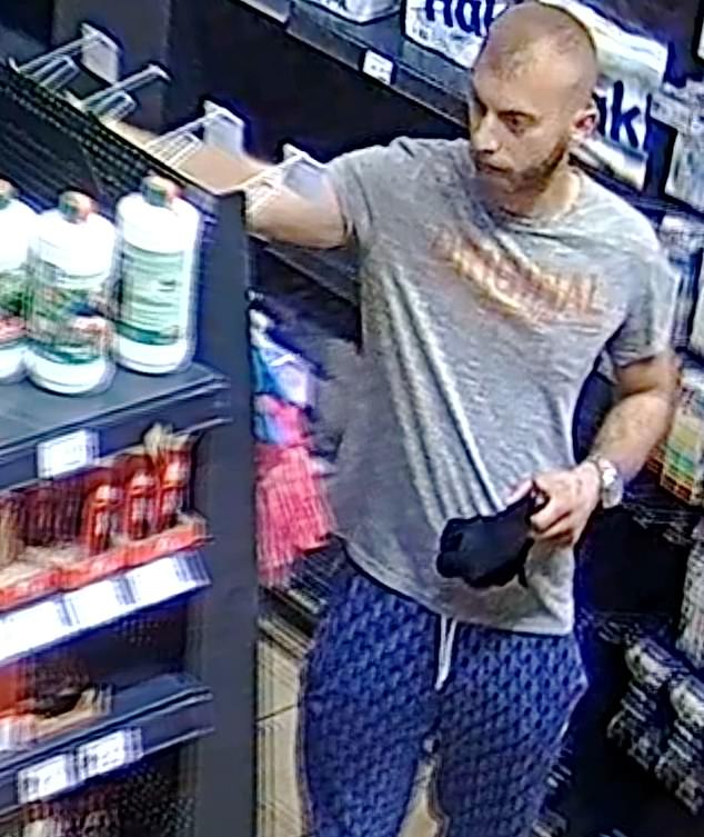 The Serbian suspect was seen hours earlier in a supermarket less than a mile from the crime scene. He has now been arrested in France after fleeing Germany