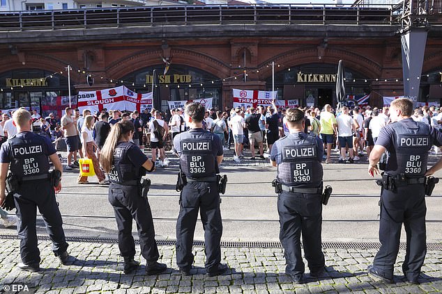 German special forces successfully thwarted the attack after concerns were raised that it would take place in the Three Lions fan zone at Breitscheidplatz ahead of England's 2-1 defeat to Spain on Sunday.