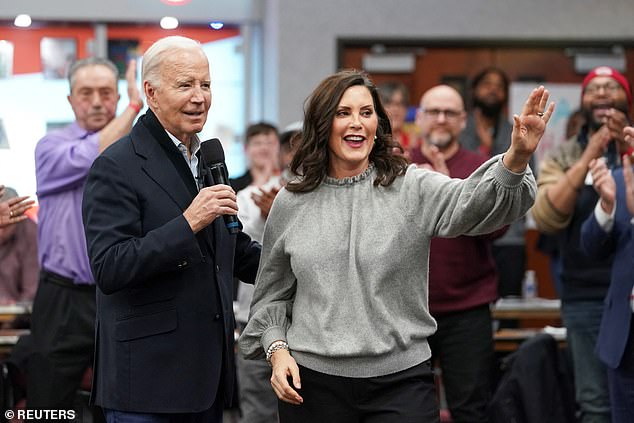 Michigan Gov. Gretchen Whitmer doesn't think President Joe Biden can win her state in November after his debate over a car crash