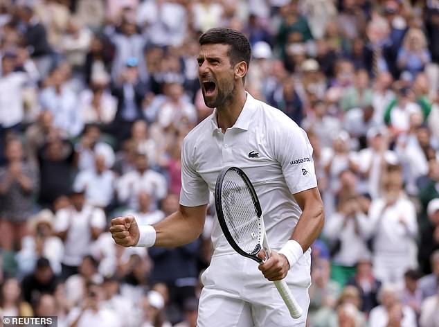 Novak Djokovic hopes to reach the Wimbledon final again this afternoon when he takes on Jannik Sinner