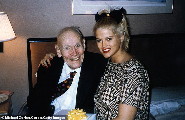 Anna Nicole Smith (pictured right) married billionaire oil magnate J Howard Marshall in 1994, despite a 63-year age difference