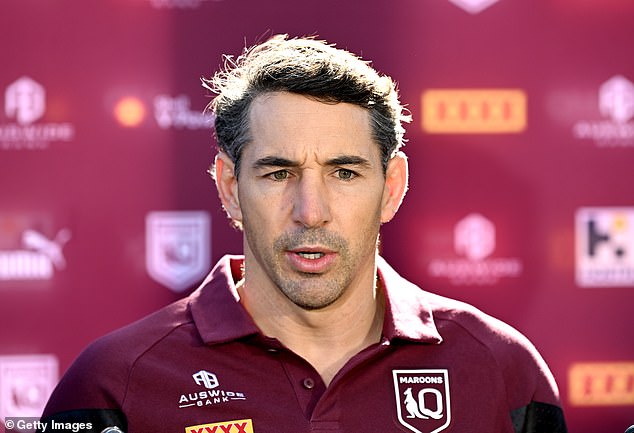 Billy Slater (pictured) has spoken about the loss of Xavier Coates to his Origin side