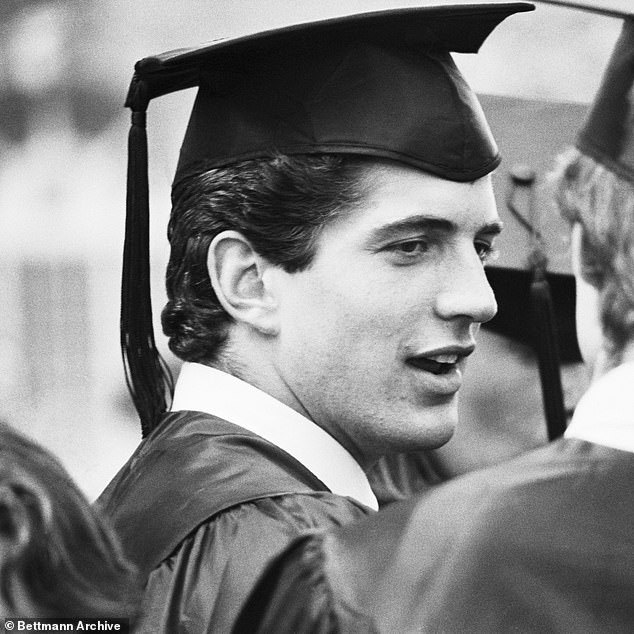 JFK Jr. spent months in India after graduating from Brown University in 1983 (pictured), and according to his friend Narendra Tanej, they visited 