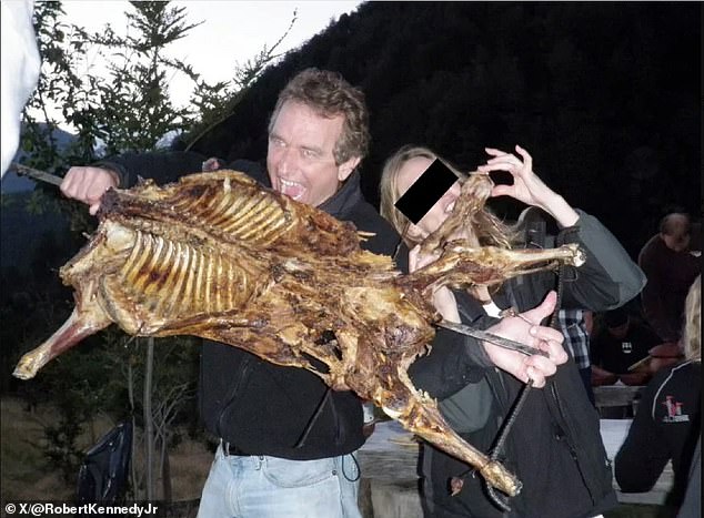 Vanity Fair published a story Tuesday alleging that independent presidential candidate Robert F. Kennedy Jr. sent a friend a photo of himself pretending to eat a barbecued dog in Korea. Kennedy said it was a goat in Patagonia