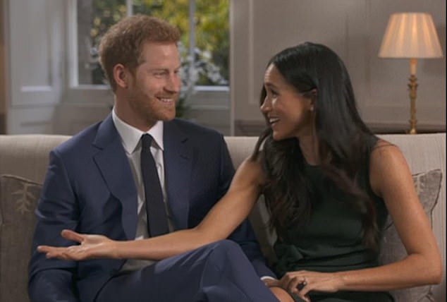 Meghan's body language, which sometimes saw her leaning over her fiancé, made her appear the dominant half of the relationship, writes Richard Eden