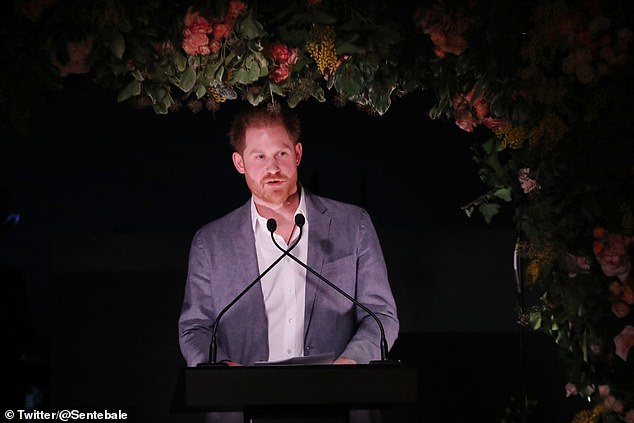 In his 2020 speech, Prince Harry expressed his sadness and outrage that his grandmother, Queen Elizabeth, had not allowed him to maintain his ties to the armed forces.