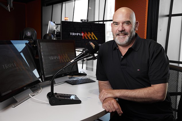 Marty Sheargold (pictured) has stepped down from Melbourne's Triple M Melbourne Breakfast squad following a mysterious three-month absence and the 'incident' at last year's AFL Grand Final