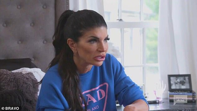 Teresa was shown talking to her daughter Gia about the fear she felt over the case