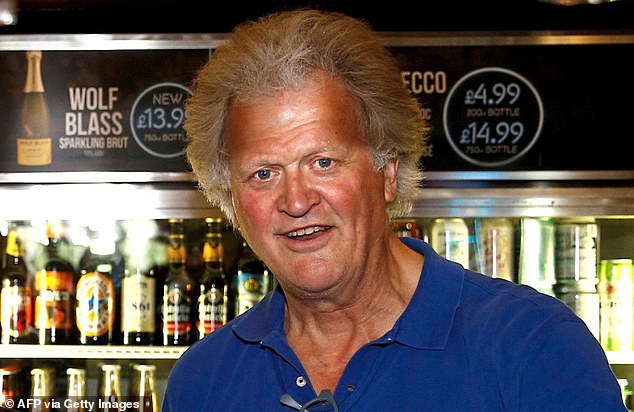 Request: Wetherspoon boss Sir Tim Martin (pictured) has called on the Labour government to level the playing field between shops and pubs