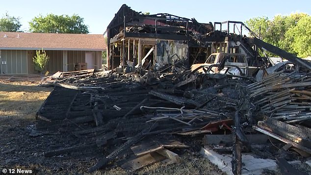 While the first firework alerted everyone in the barn, it was the second one that caused the fire